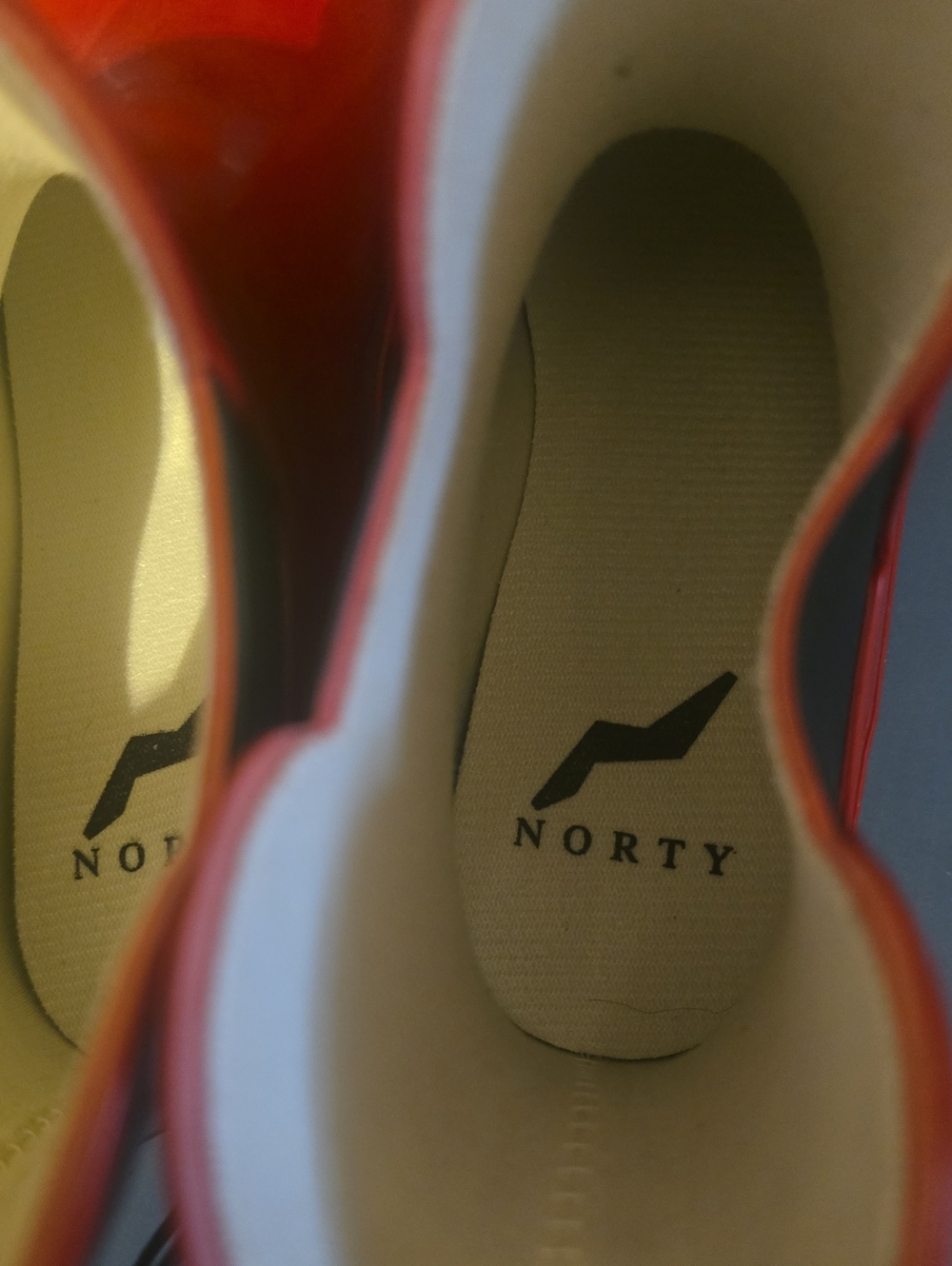Red Women's Glossy Ankle Rain Boots - Brand: - Picture 2 of 7